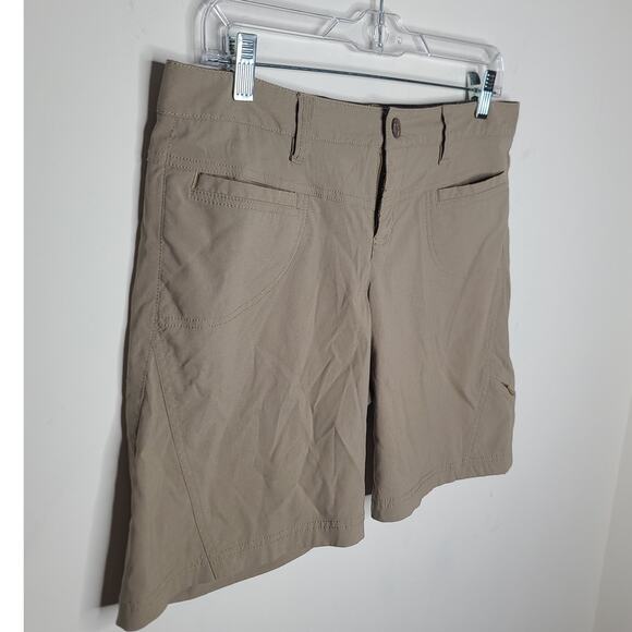 Athleta tan khaki athletic hiking shorts - 10 - Picture 2 of 8